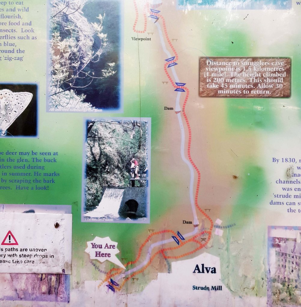 This the map you at the start of the walk.